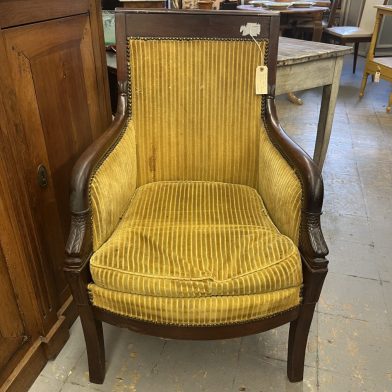 Mahogany Dolphin Chair