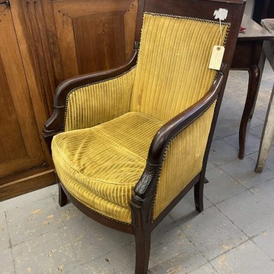 Mahogany Dolphin Chair