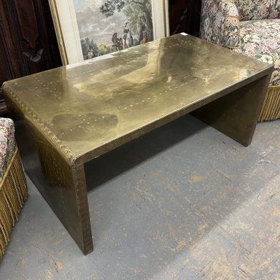 Brass Clad Coffee Table