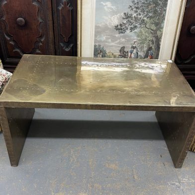 Brass Clad Coffee Table