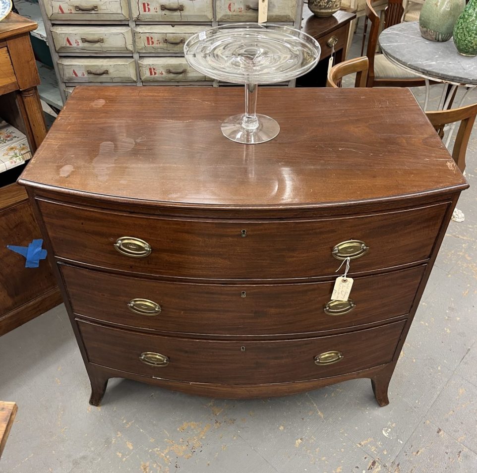 English Bow Front Chest