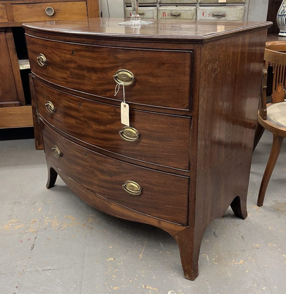 English Bow Front Chest