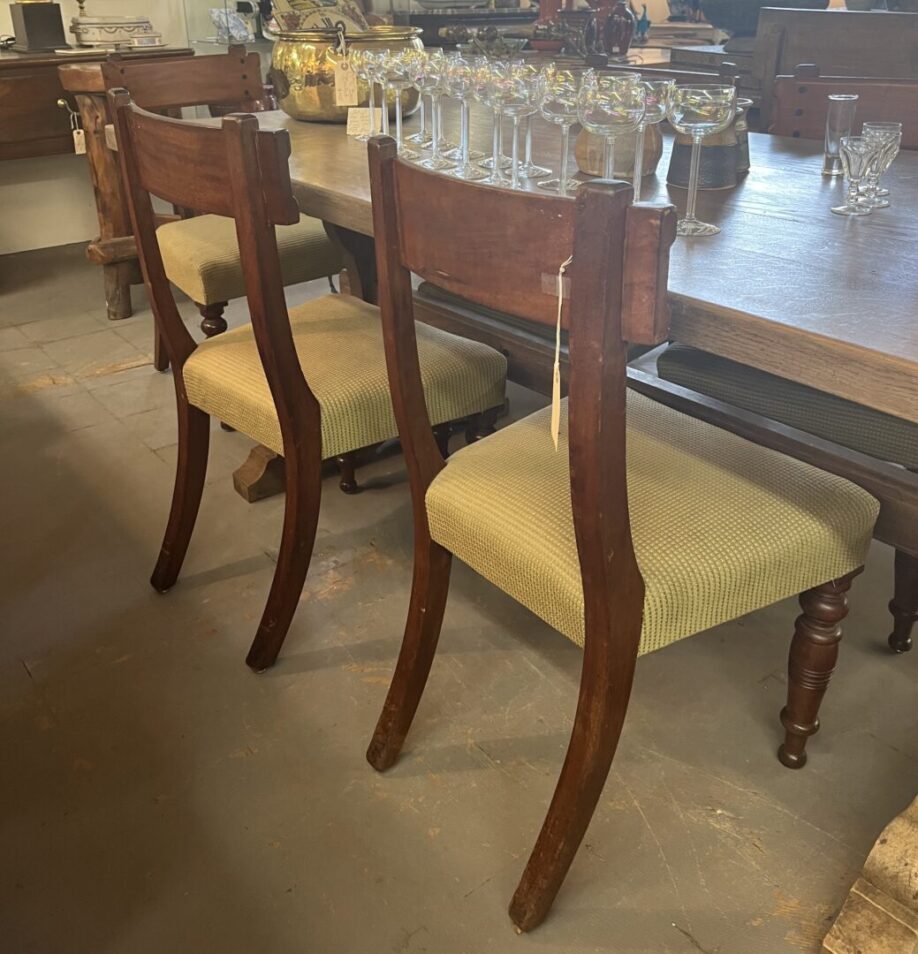 Set 6 Mahogany Chairs