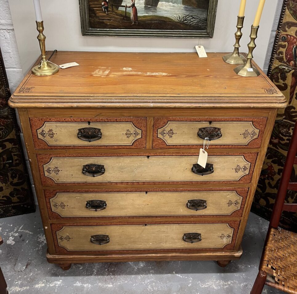 Painted Pine Chest