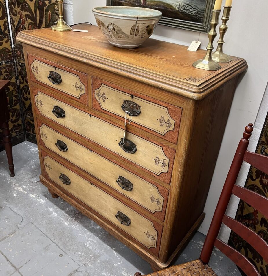 Painted Pine Chest