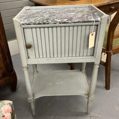 French Painted Bedside Table