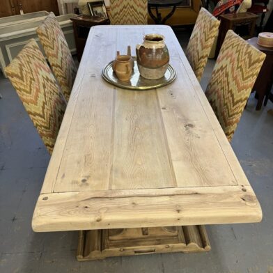 Belgian Oak Trestle Table
