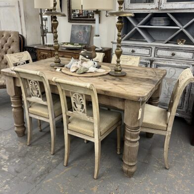 Set 6 Painted Neoclassical Chairs