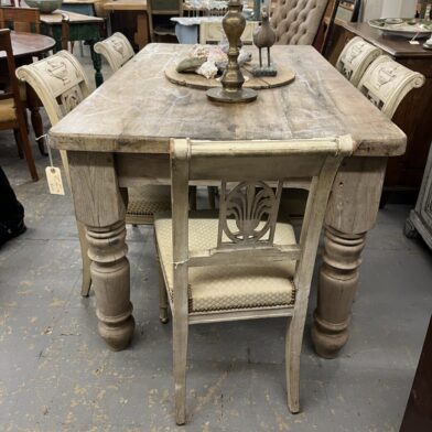 Set 6 Painted Neoclassical Chairs