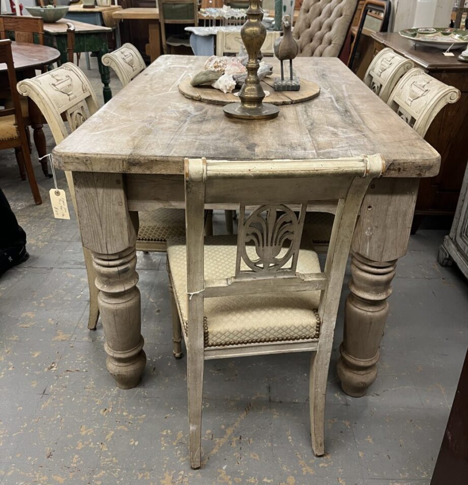 Set 6 Painted Neoclassical Chairs