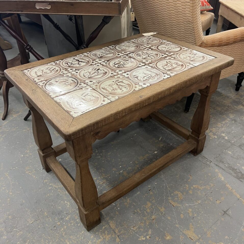 Tile Top Side Table