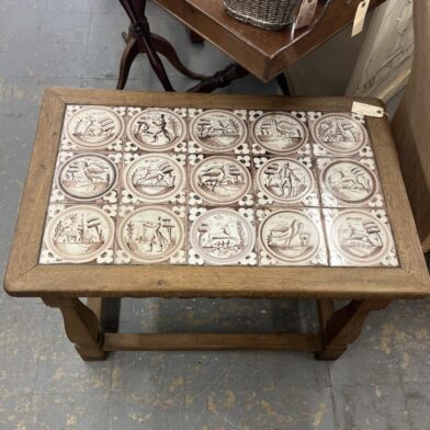 Tile Top Side Table