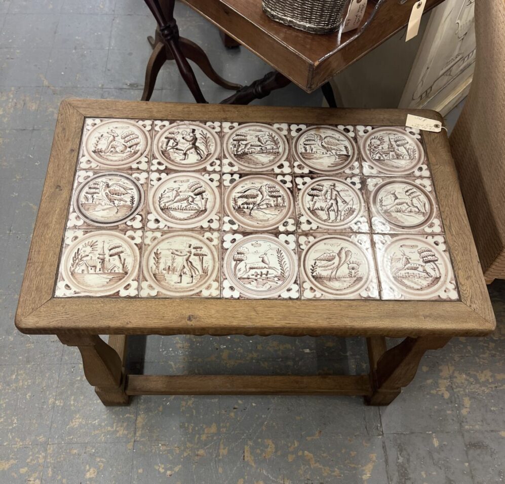 Tile Top Side Table