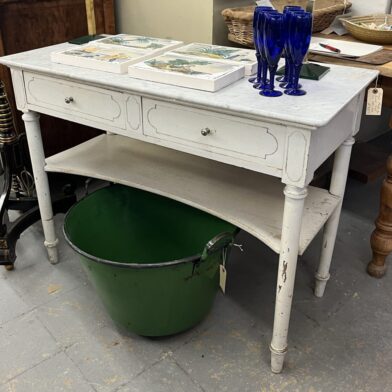 White Marble Top Wash Stand