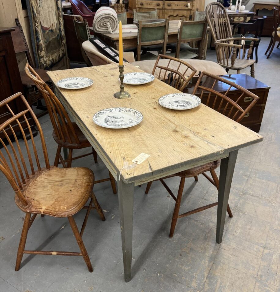 Petite Painted Farmhouse Table