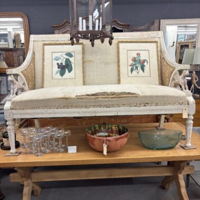 Swedish Neoclassical Settee