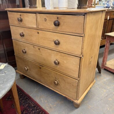 Large English Pine Chest