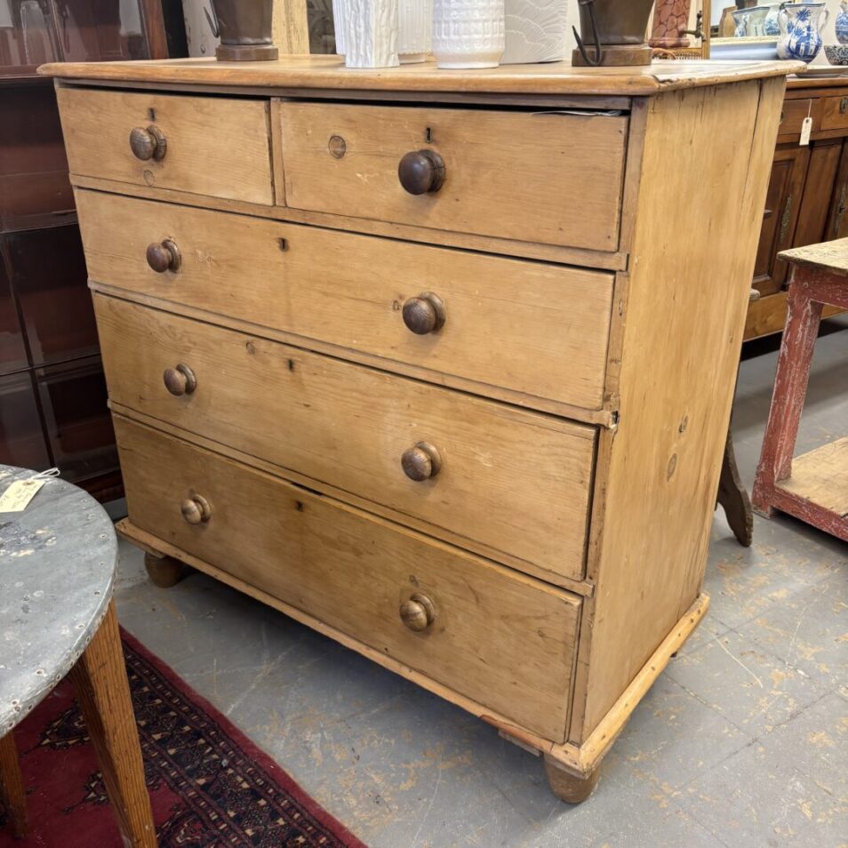 Large English Pine Chest