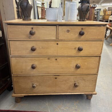 Large English Pine Chest