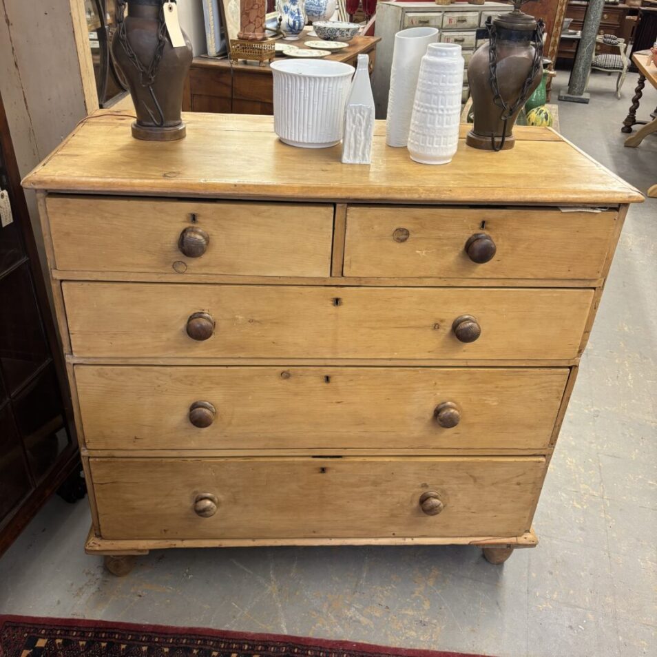 Large English Pine Chest