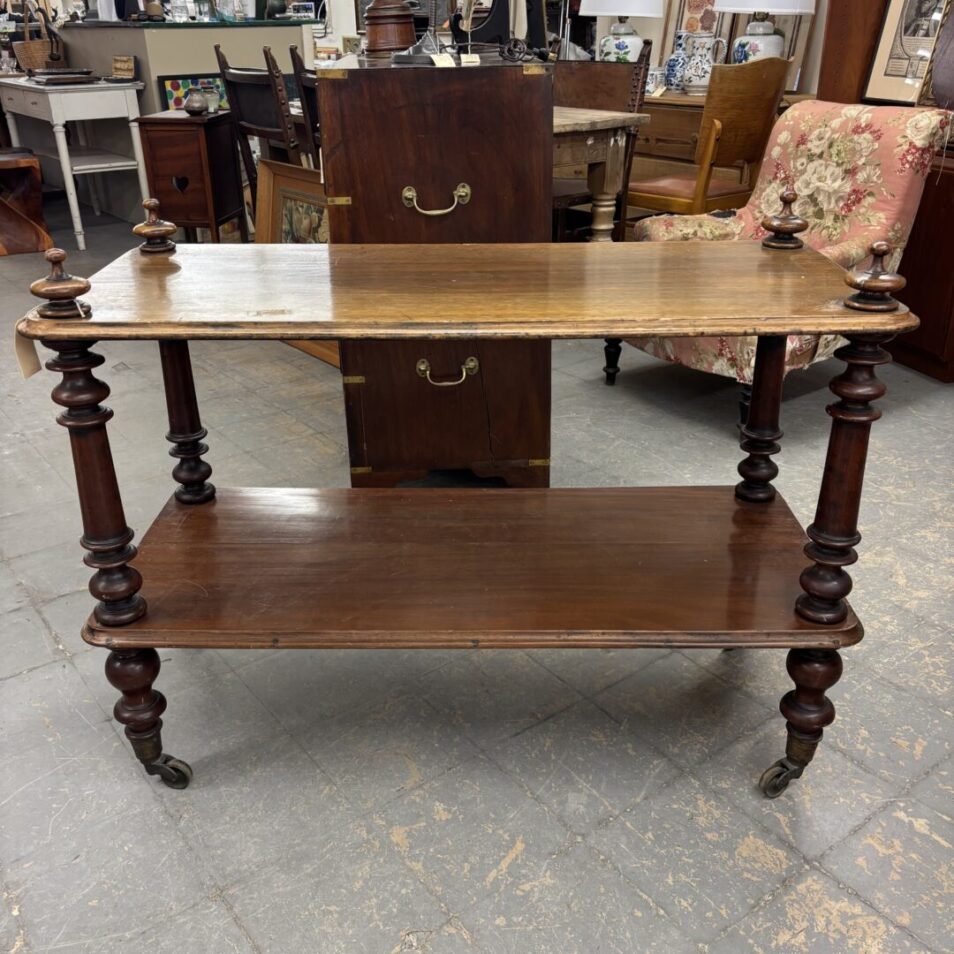 English Mahogany Etagere