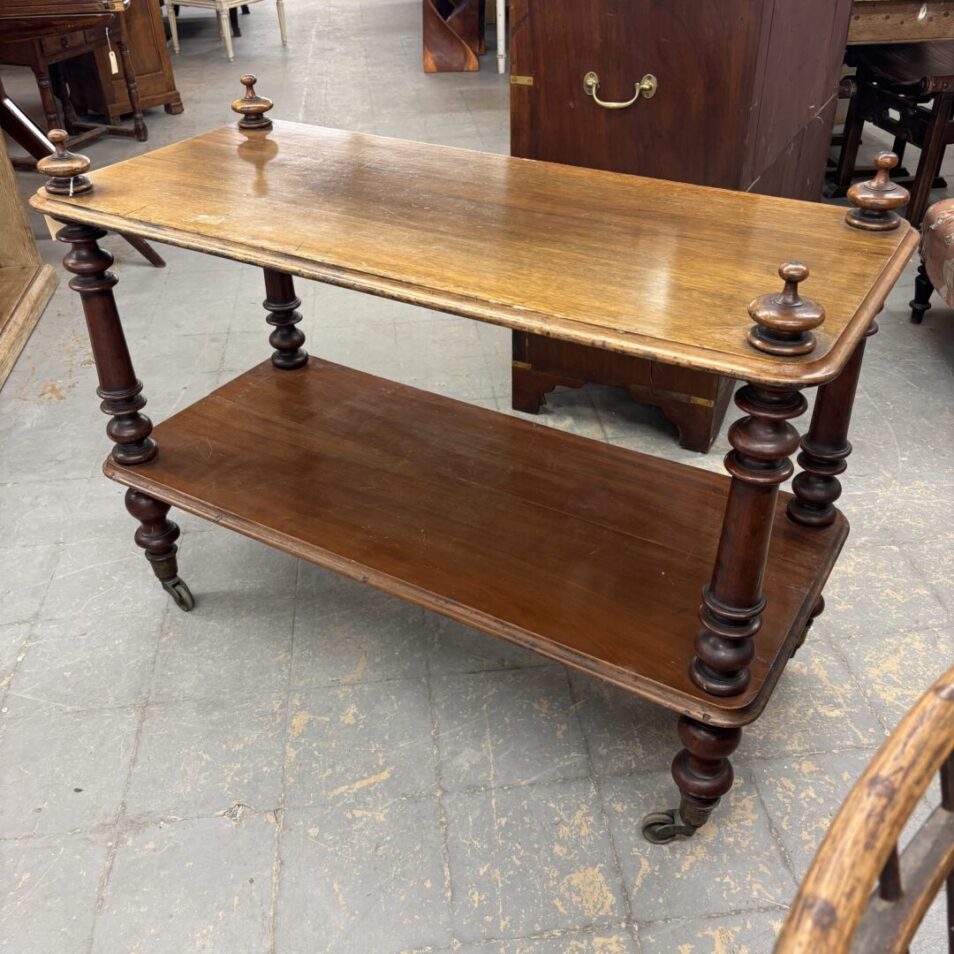 English Mahogany Etagere