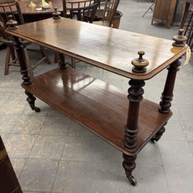 English Mahogany Etagere