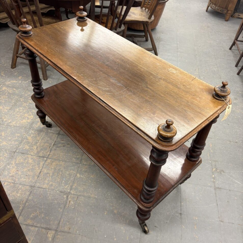 English Mahogany Etagere