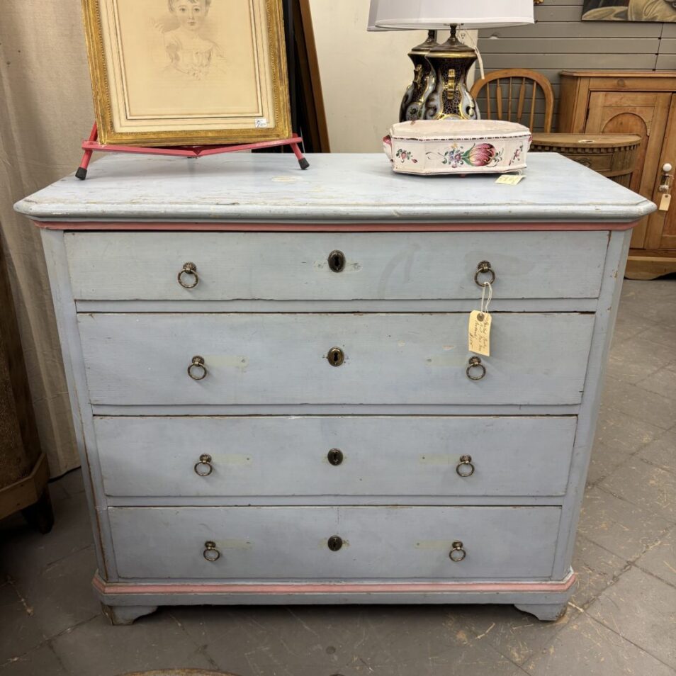 Blue Continental Chest