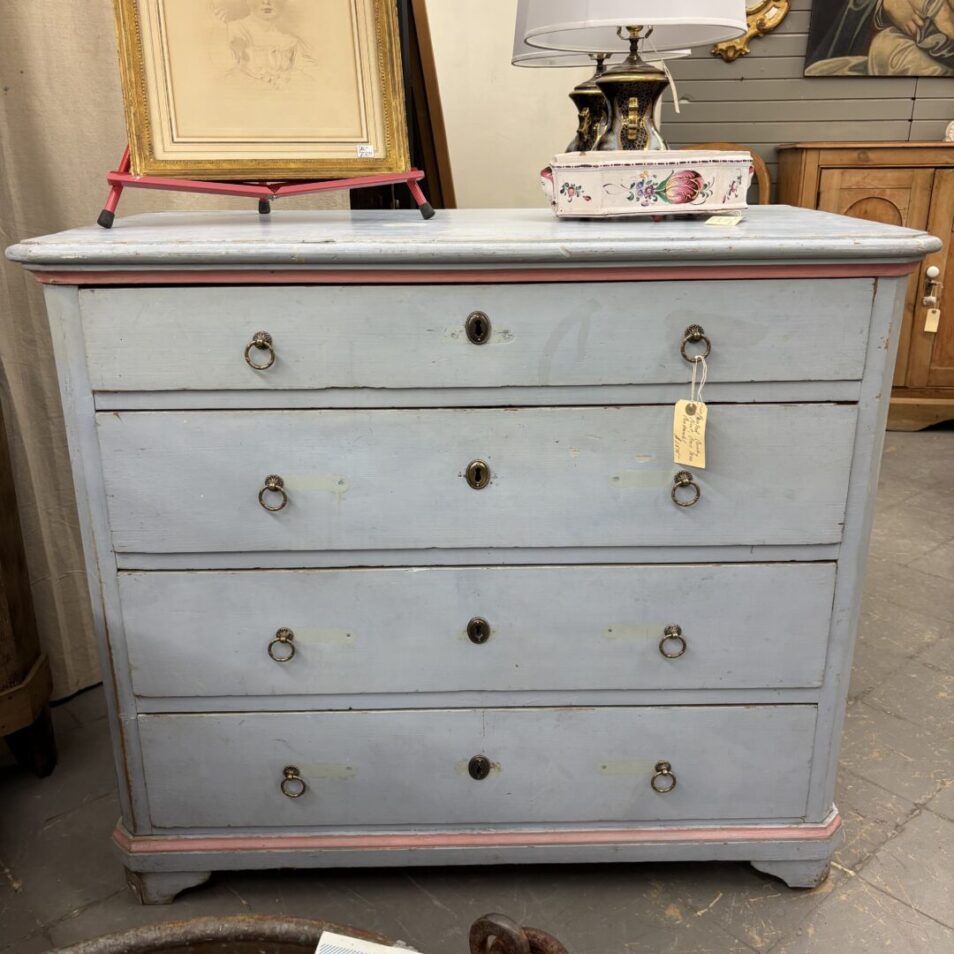 Blue Continental Chest