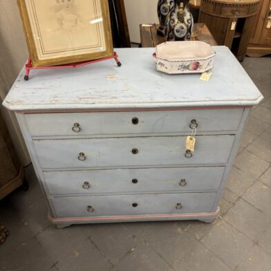 Blue Continental Chest