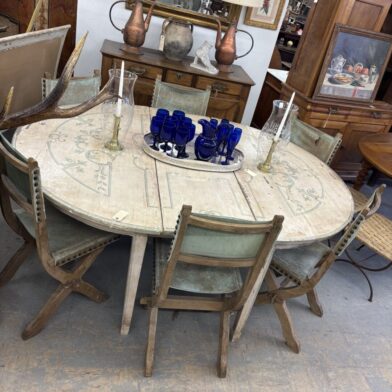 Painted Swedish Dining Table