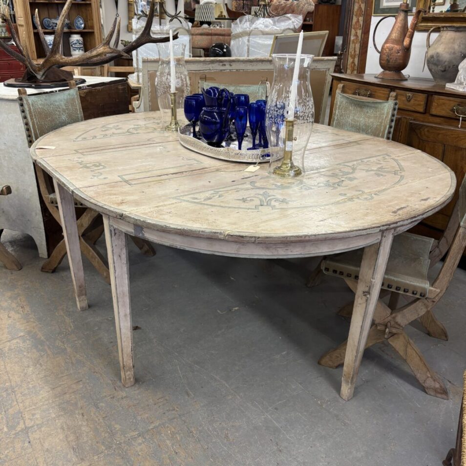 Painted Swedish Dining Table