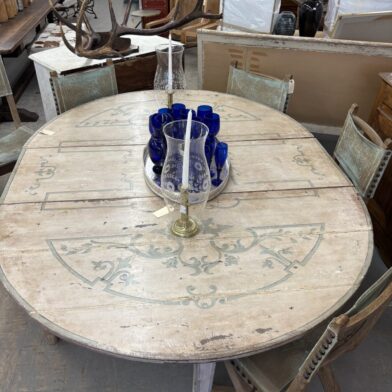 Painted Swedish Dining Table