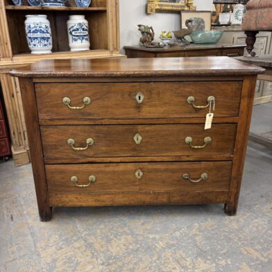 3-Drawer Walnut Chest