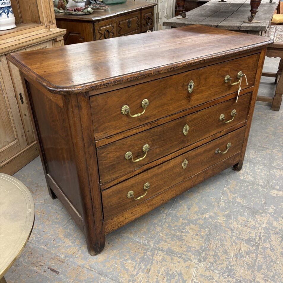 3-Drawer Walnut Chest