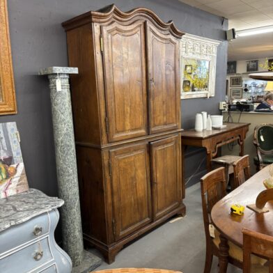 Tall French Oak Cupboard