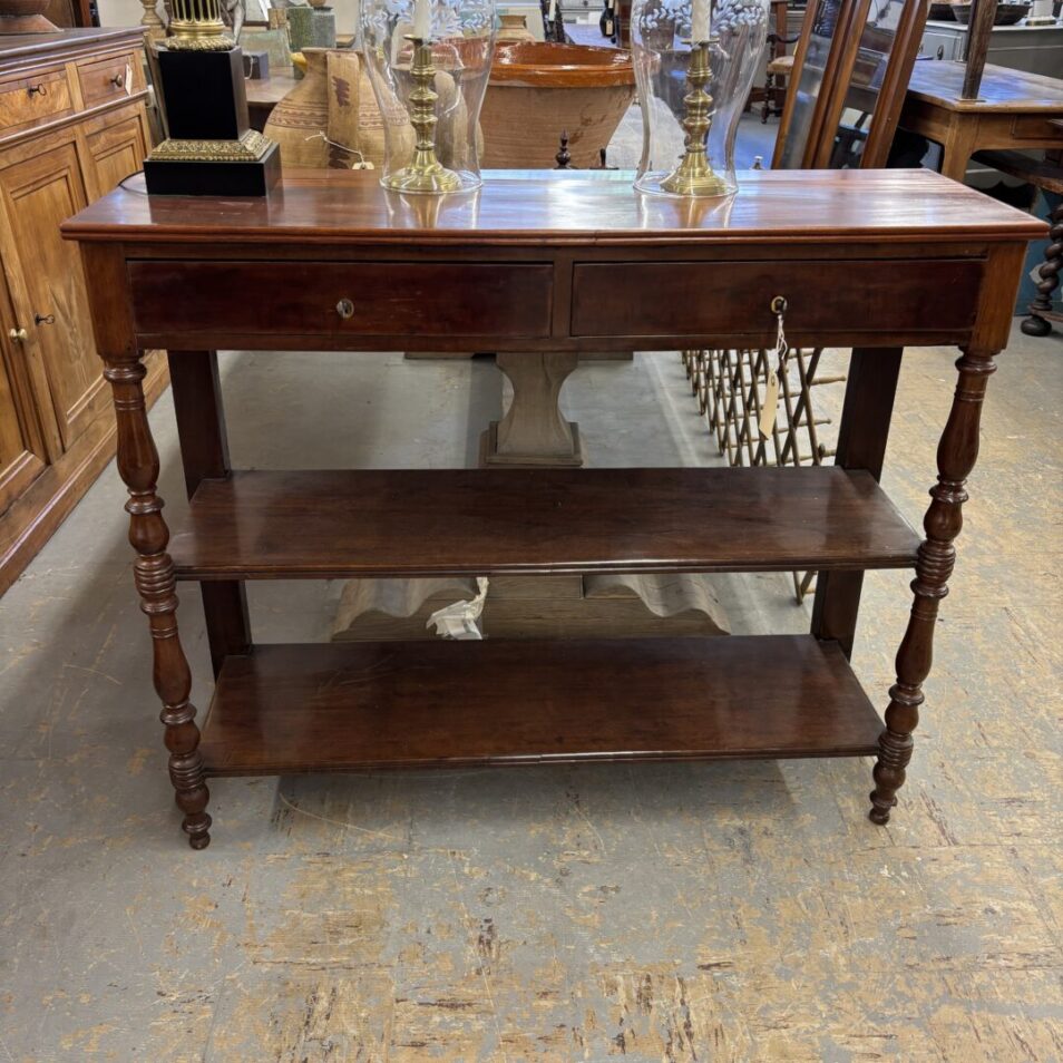 Mahogany Etagere