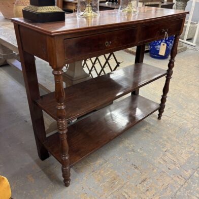 Mahogany Etagere