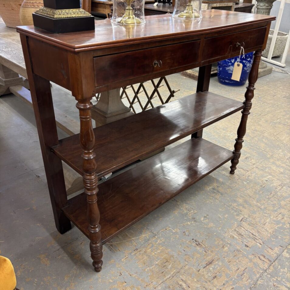 Mahogany Etagere