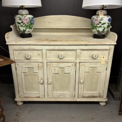 White Painted English Server