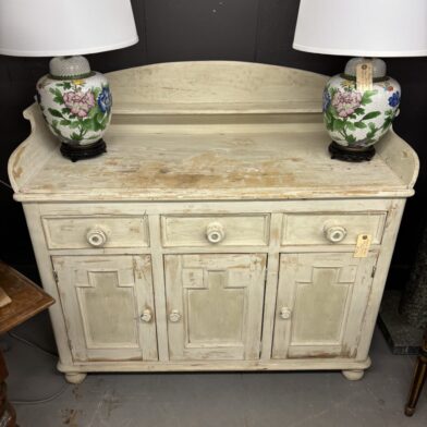 White Painted English Server