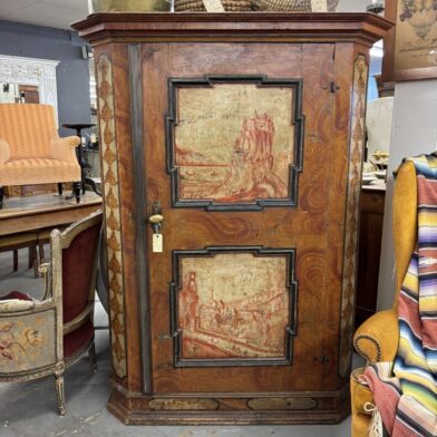 Painted Bavarian Armoire