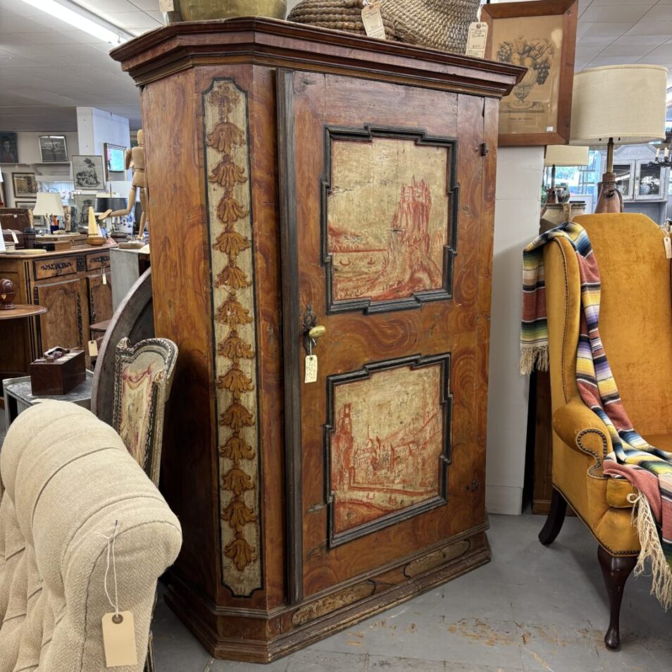 Painted Bavarian Armoire