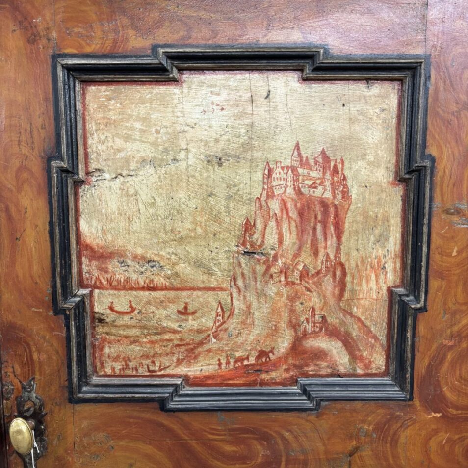 Painted Bavarian Armoire