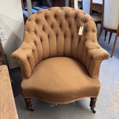 Tufted French Armchairs