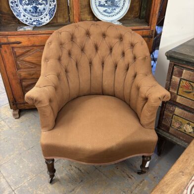 Tufted French Armchairs