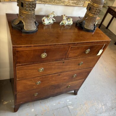 English Mahogany Chest