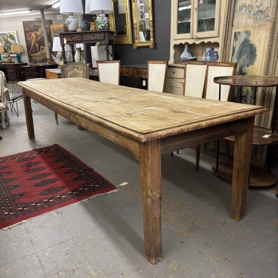 Elm Top Farmhouse Table