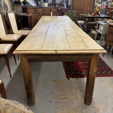 Elm Top Farmhouse Table